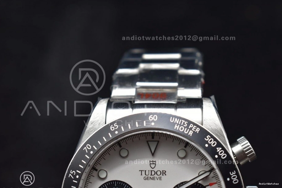 SS A Black Best Dial Chrono Bay TWS HighQuality SS White Edition 522 Bracelet 1:1 on 0404